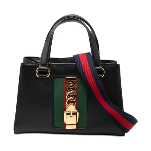 Pre-owned Structured Top Handle Bag - Gucci Vintage - Modalova