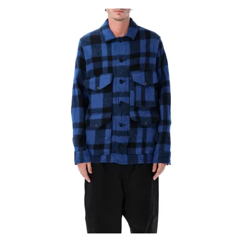 Wool Checked Work Jacket - Junya Watanabe - Modalova