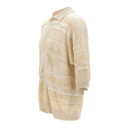 Jacquard Knit Shirt - Laneus - Modalova