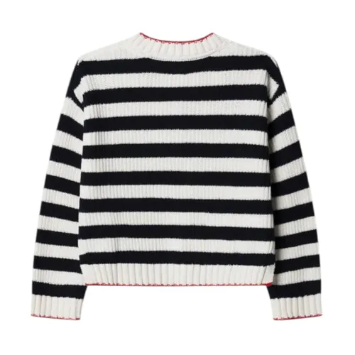 Striped V-neck Jumper - Pepe Jeans - Modalova