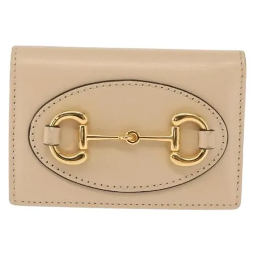 Pre-owned Leather Wallet - Gucci Vintage - Modalova