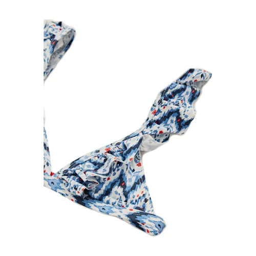 Ikat Wave Triangle Bikini with Ruffles - Pepe Jeans - Modalova