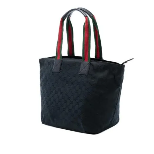Pre-owned Canvas Tote Bag - Gucci Vintage - Modalova
