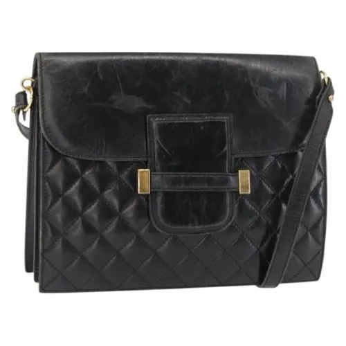 Pre-owned Leather Shoulder Bag - Saint Laurent Vintage - Modalova