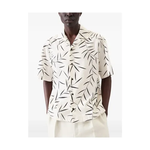 Leaf Pattern Camp Collar Shirt - Jacquemus - Modalova