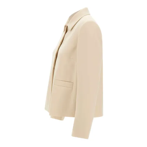 Crepe Tailored Jacket - Elena Mirò - Modalova