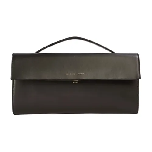 Rectangular Smooth Calfskin Handbag - Liviana Conti - Modalova