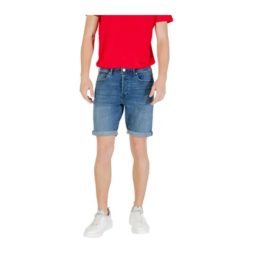 Denim Shorts Casual Style - Replay - Modalova