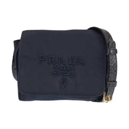 Pre-owned Tessuto Nylon Python 2way Waist Bag - Prada Vintage - Modalova