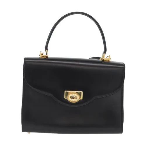 Pre-owned Vintage Leather Top Handle Bag - Bally Pre-owned - Modalova