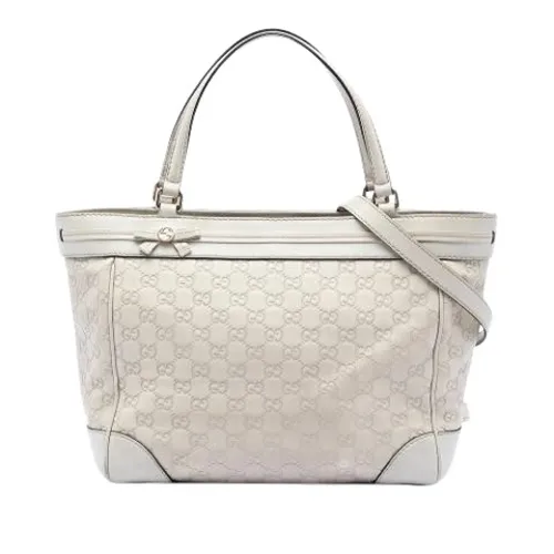 Pre-owned Vintage Leather Tote - Gucci Vintage - Modalova