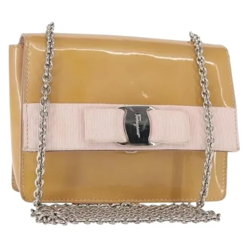 Pre-owned Coated Canvas Shoulder Bag - Salvatore Ferragamo Pre-owned - Modalova