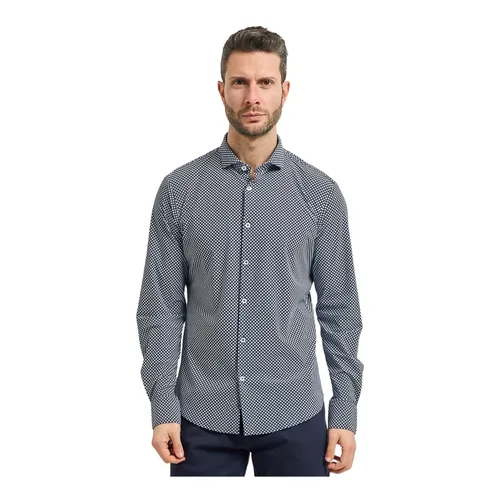 Camisa con Microestampado - YES ZEE - Modalova