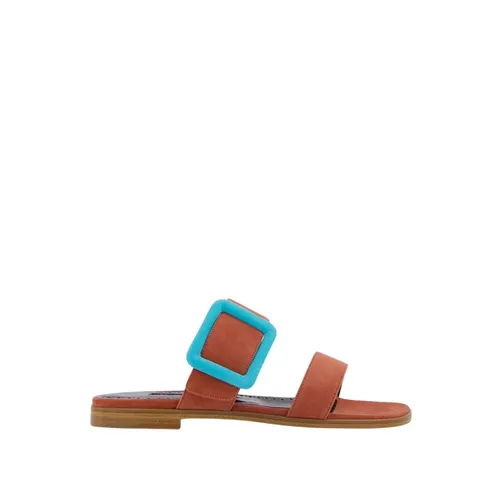 Colorful Flat Sandals - Manolo Blahnik - Modalova