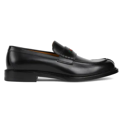 Loafer with Web - Gucci - Modalova
