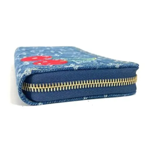 Pre-owned Denim Wallet - Louis Vuitton Vintage - Modalova