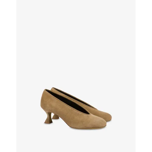 Duck Suede Pumps - Moschino - Modalova