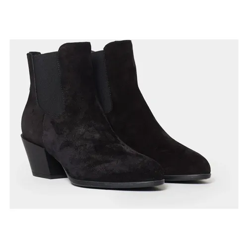 Black Suede Ankle Boots - Hogan - Modalova