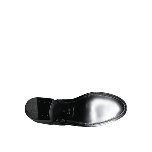 Floral Brogue Wingtip Leather Shoes - Dolce & Gabbana - Modalova