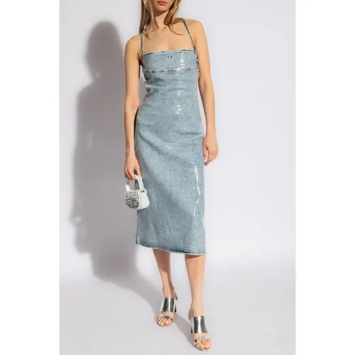 Strapless Denim Dress - Diesel - Modalova