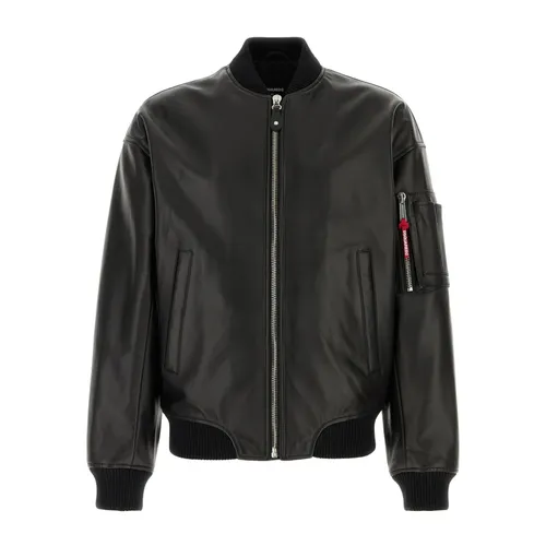 Leather Bomber Jackets - Dsquared2 - Modalova