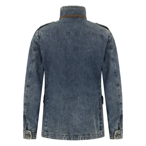 Washed denim jacket - Moorer - Modalova