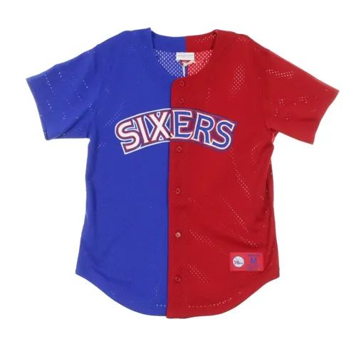 TEE Split Mesh Button Front Phi76E - Mitchell & Ness - Modalova