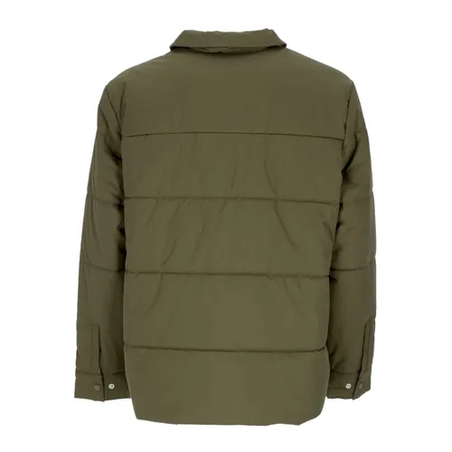 Puffer Jacket with Collar and Poussoir - Vans - Modalova