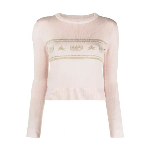 Knitwear > Round-neck Knitwear - - Chiara Ferragni Collection - Modalova