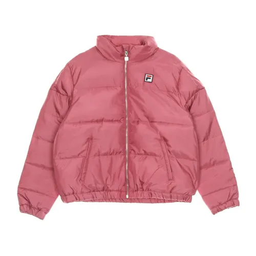 Baroque Rose Thin Puff Down Jacket - Fila - Modalova