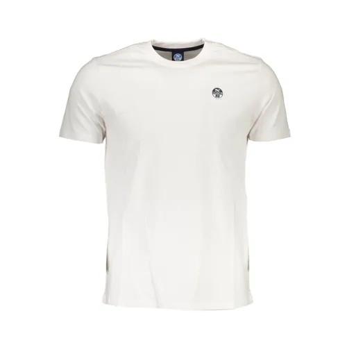 White Cotton Men T-Shirt - North Sails - Modalova