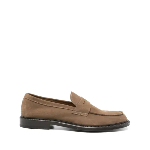 Suede Penny Loafer - Doucal's - Modalova