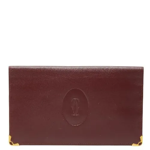 Pre-owned Leather Wallet - Cartier Vintage - Modalova