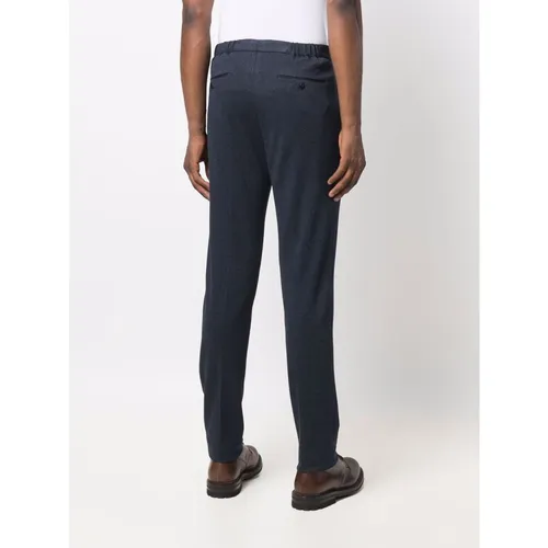 Elasticated-Waist Tailored Trousers in Grey - Incotex - Modalova