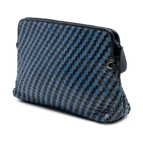 Pre-owned Woven Leather Shoulder Bag - Fendi Vintage - Modalova