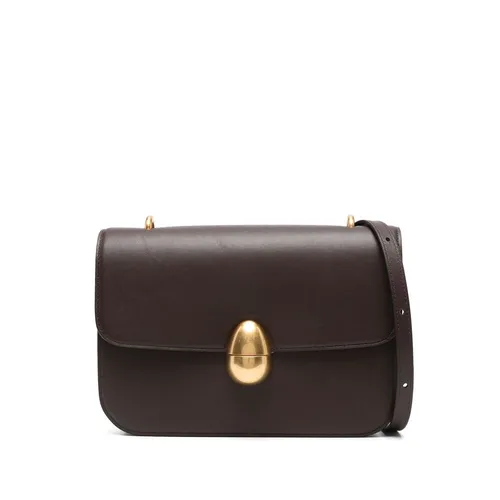Brown Chocolate Foldover Shoulder Bag - Neous - Modalova