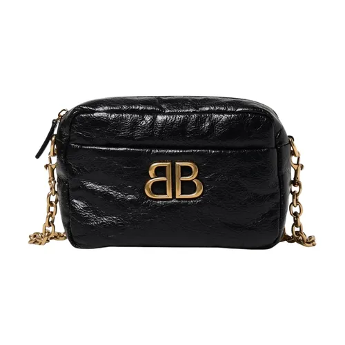 Quilted Leather Chain Wallet - Balenciaga - Modalova
