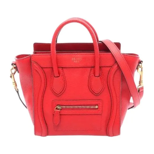 Pre-owned Leather Mini Bag - Celine Vintage - Modalova