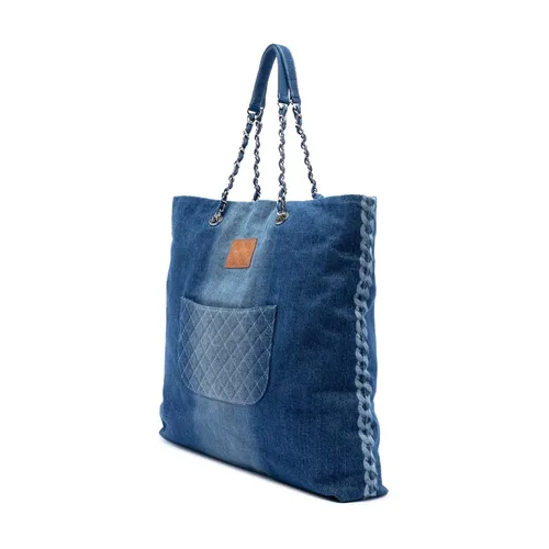 Pre-owned Denim Tote Bag - Chanel Vintage - Modalova