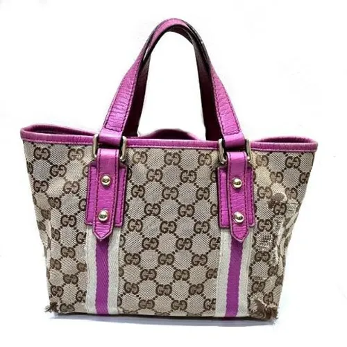 Pre-owned Canvas Handbag - Gucci Vintage - Modalova