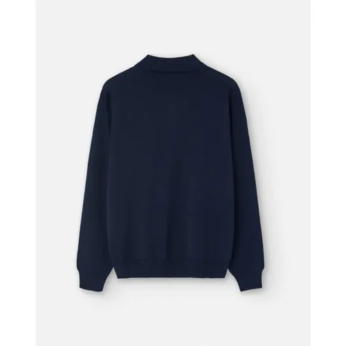 Bold Fox Head Patch Polo Sweaters - Maison Kitsuné - Modalova