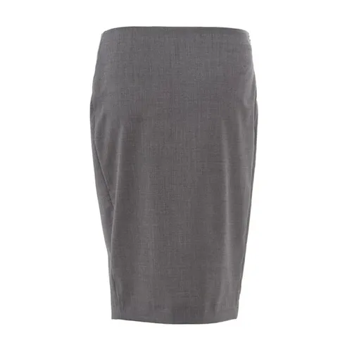 Classic Wool Skirt - Lardini - Modalova