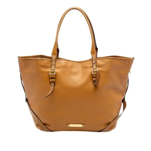 Pre-owned Leather Tote - Burberry Vintage - Modalova