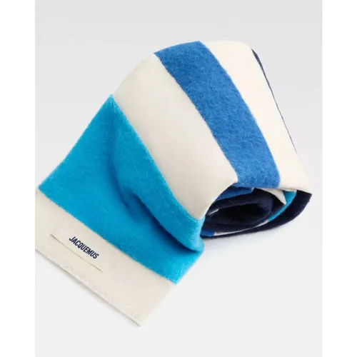 Striped Wool Blend Scarf - Jacquemus - Modalova