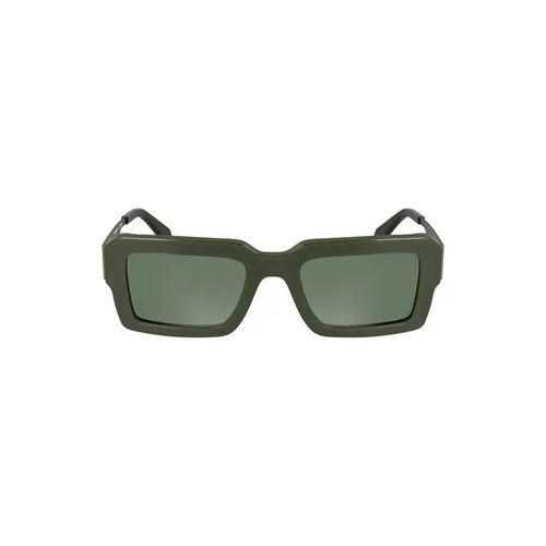 Acetate Rectangle Sunglasses - Calvin Klein - Modalova