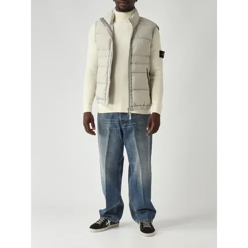 Finely Ribbed Turtleneck - Stone Island - Modalova