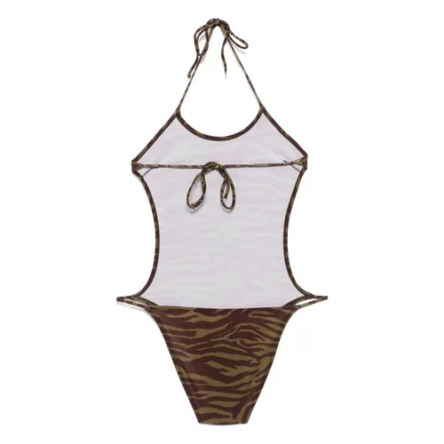 Printed Halter One-piece - The Attico - Modalova