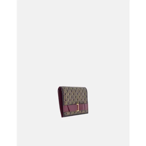 Insignia Bow Japonesa Wallet - Carolina Herrera - Modalova
