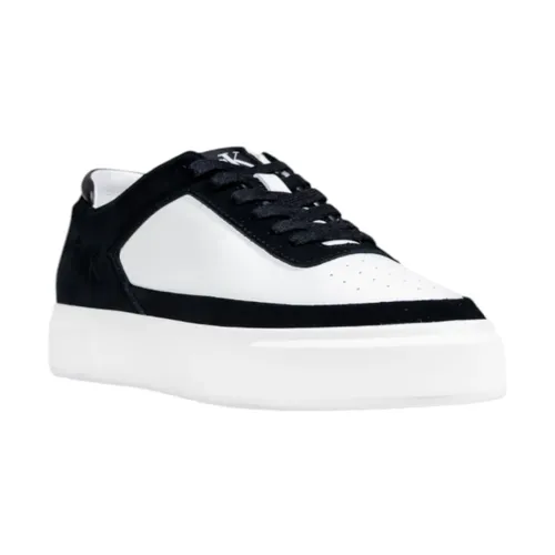 Leather Lace-Up Sneakers - Calvin Klein Jeans - Modalova