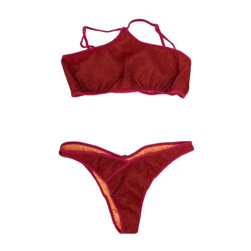 Glitter Bandeau Bikini Set - Me-Fui - Modalova